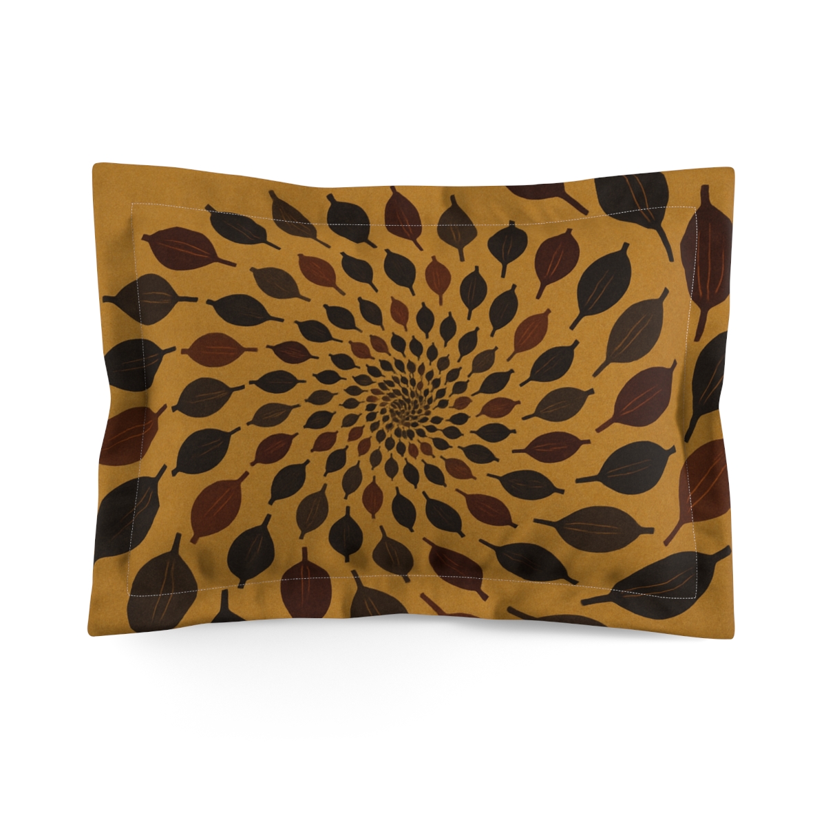 Spiral Seed Matrix unique shape pillows