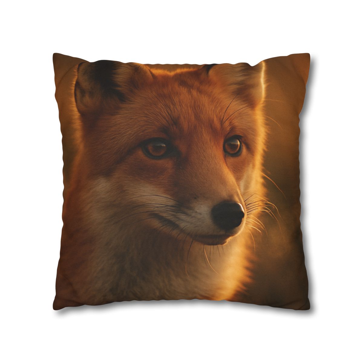 Crimson Whisper Red Fox soft cotton pillow cases