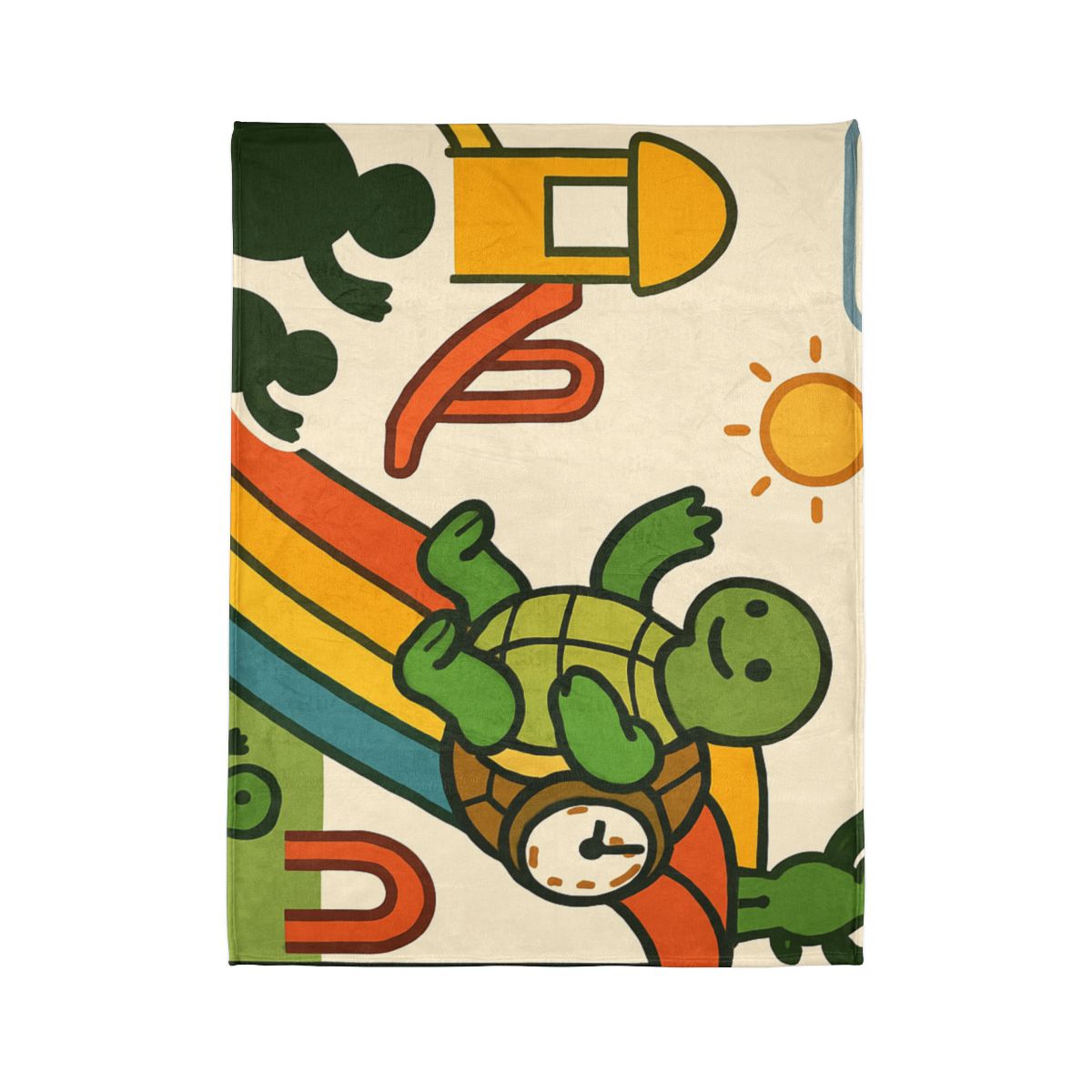 Time Traveling Tortoise Playground custom blankets
