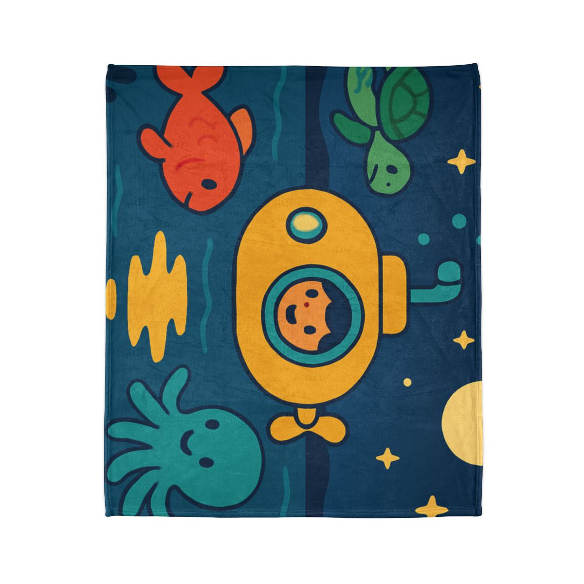 Starry Ocean Explorers trendy patterned blankets