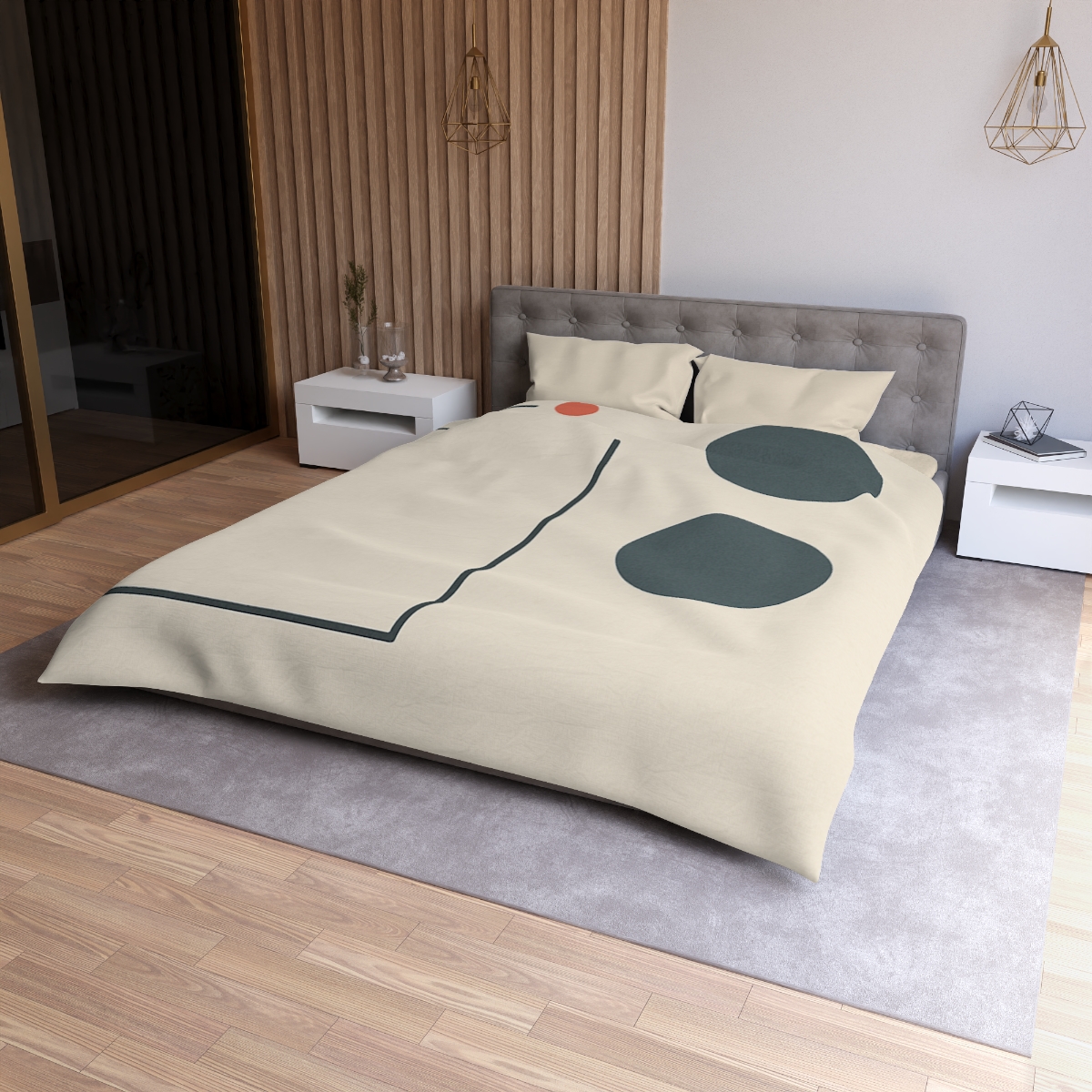 Broken Frame And Drifting Pair trendy bedroom duvets