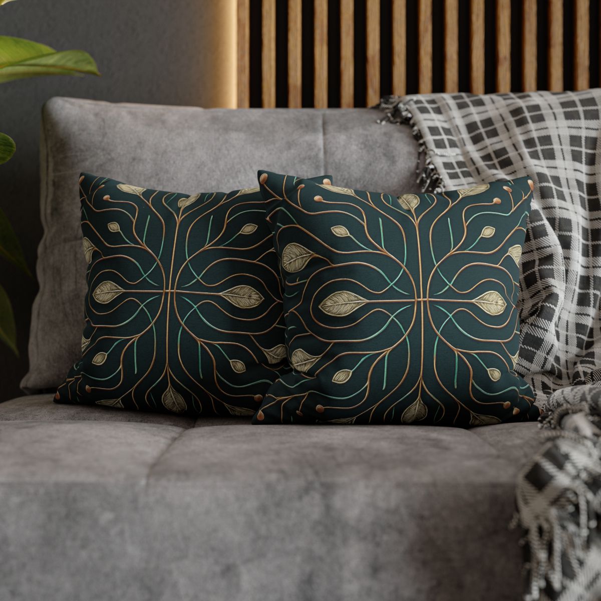 Vine Circuit Lattice unique gift pillow cases