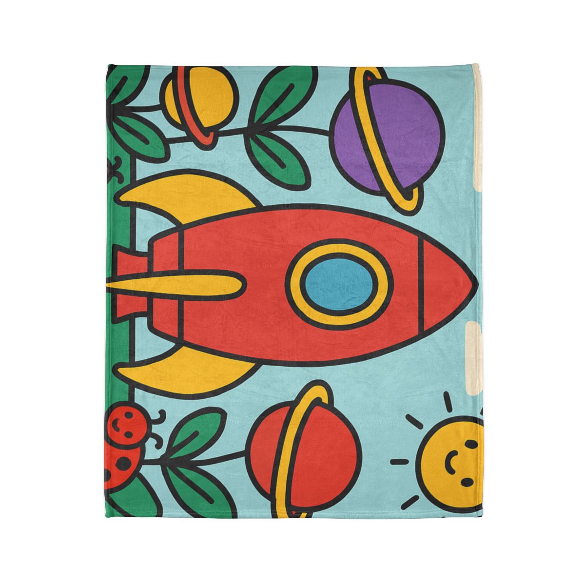 Rainbow Rocket Garden warm winter blankets