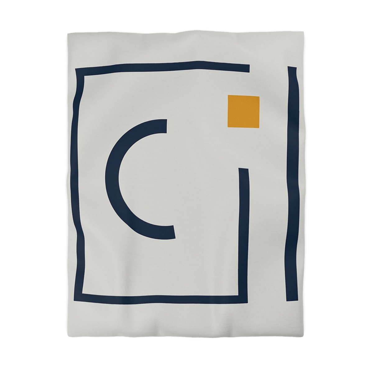 Broken Frame With Floating Arc custom duvets