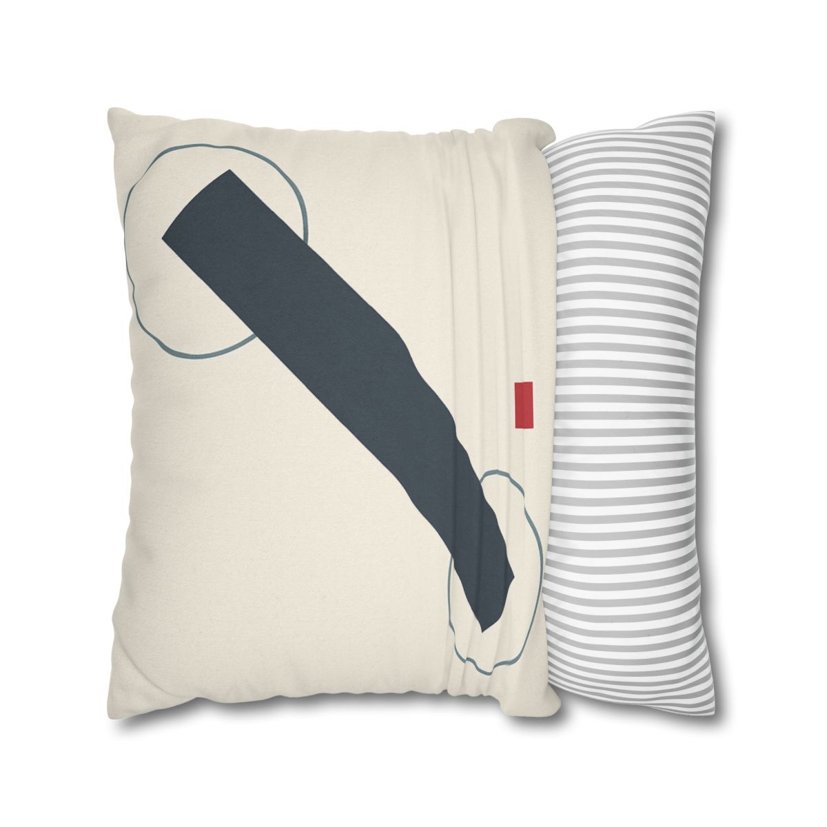 Diagonal Bar With Twin Orbits soft cotton pillow cases