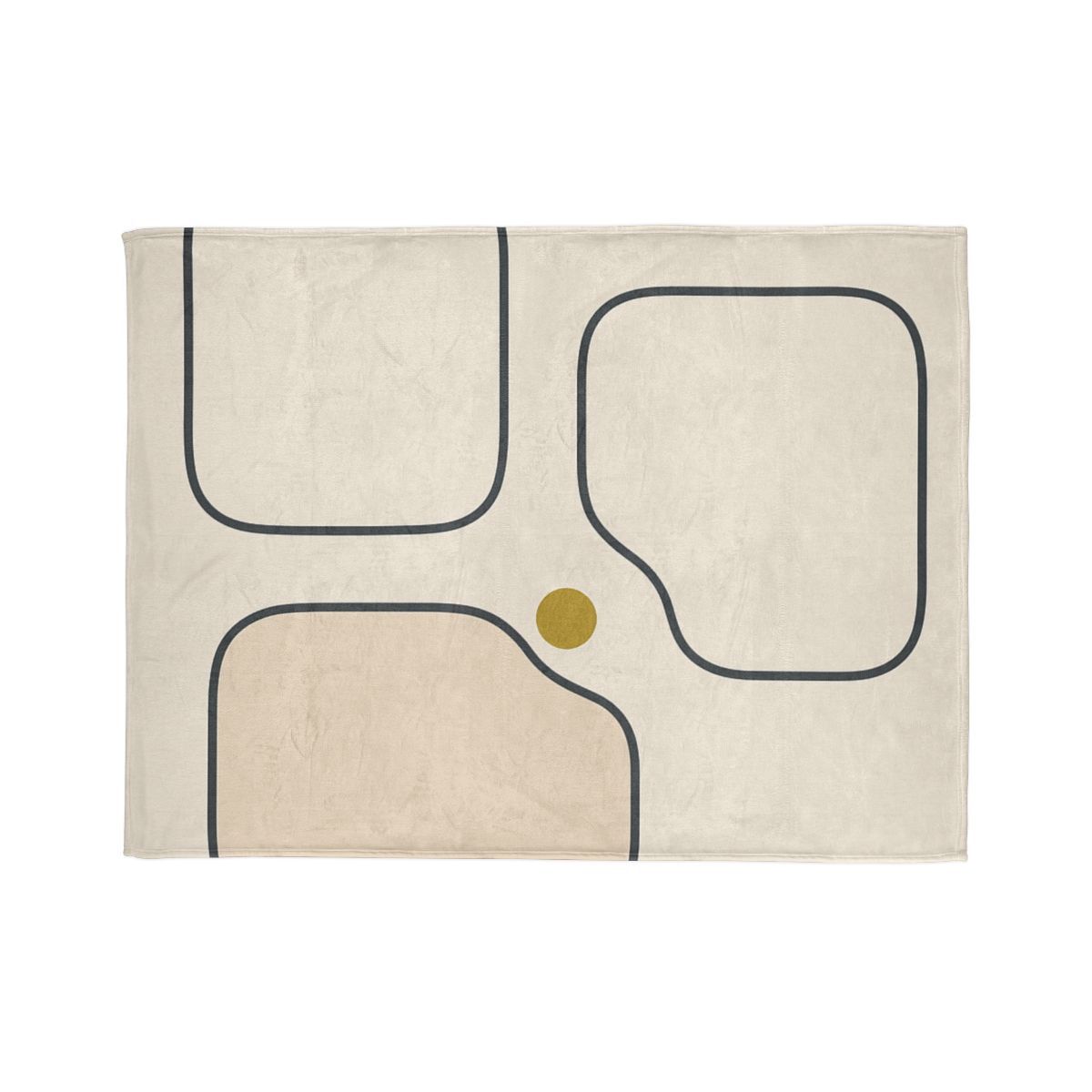 Quiet Triad With Open Center stylish throw blankets