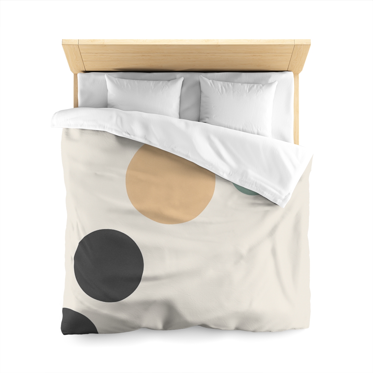 Diagonal Cluster Of Five Circles soft comforter duvets