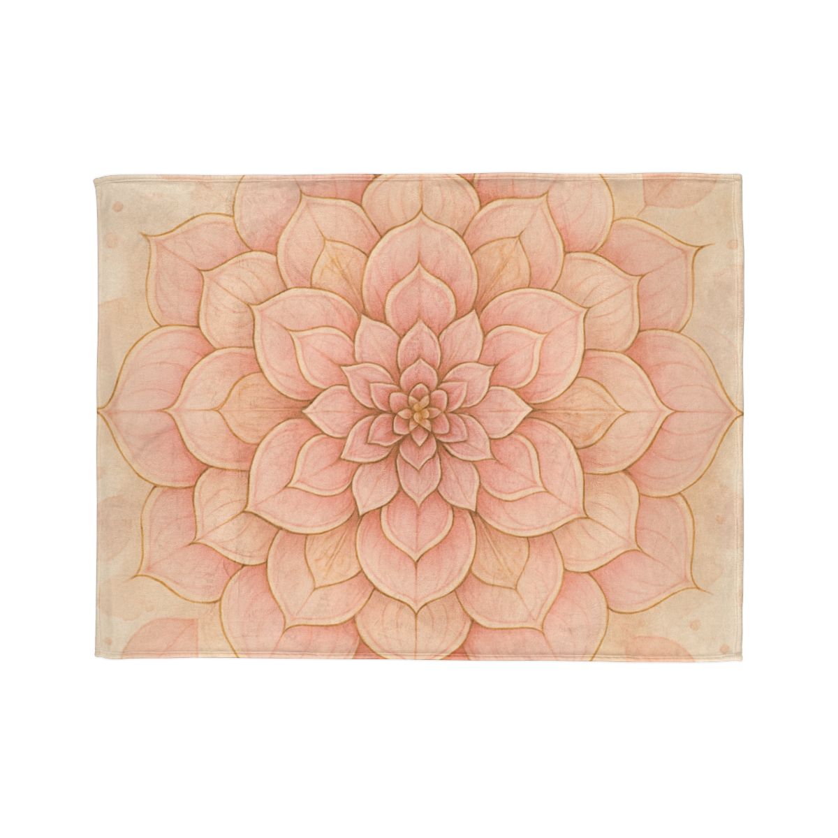 Petal Concentric Chorus stylish throw blankets