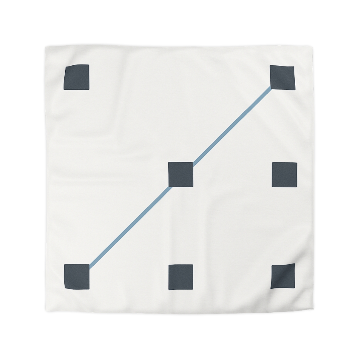 Diagonal Star Path Grid stylish duvet covers