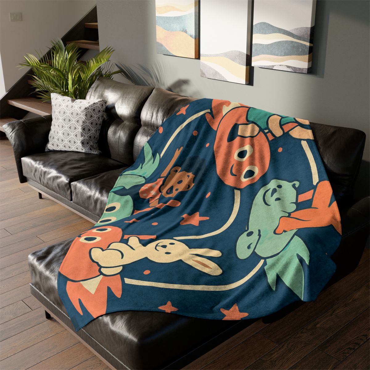 Comet Carousel Park decorative home blankets