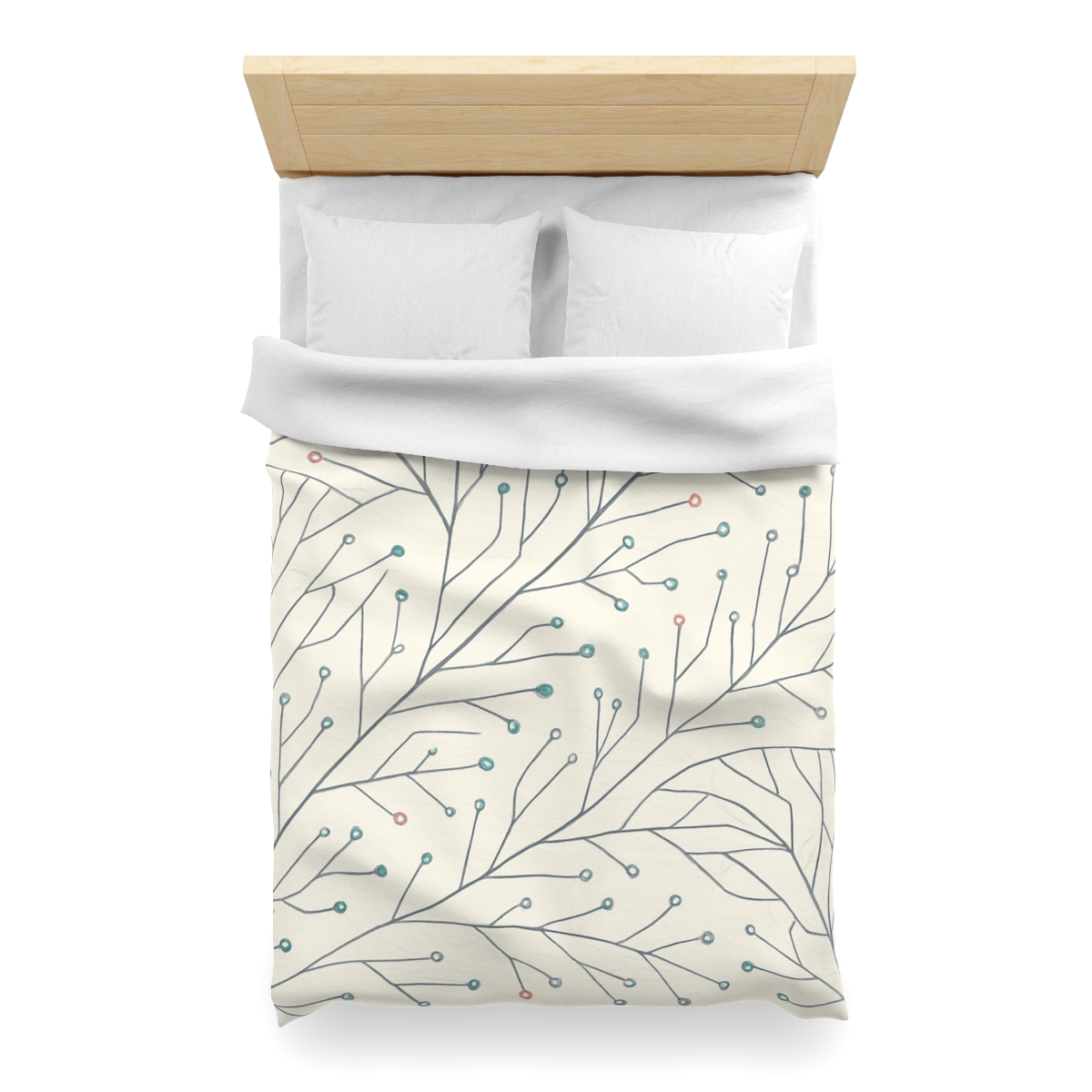 Vein Circuit Filigree designer printed duvets