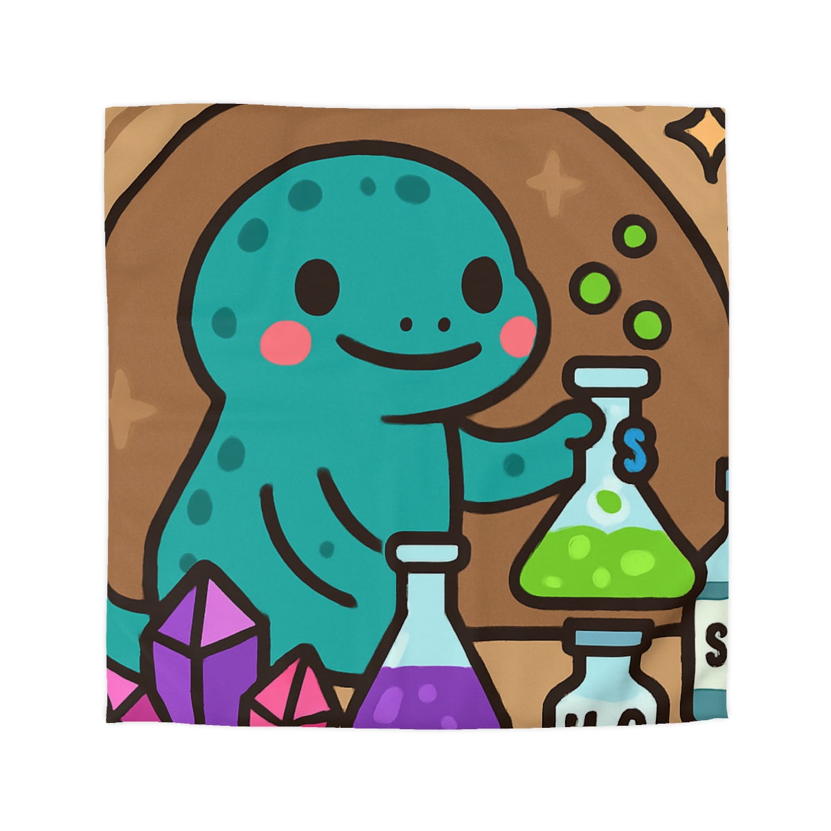 Crystal Cave Salamander Science Lab duvets for gifts