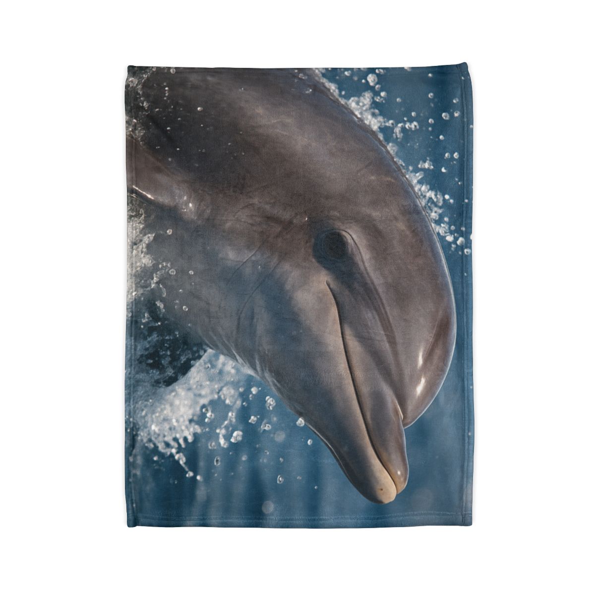 Mirrorflash Common Bottlenose Dolphin decorative home blankets