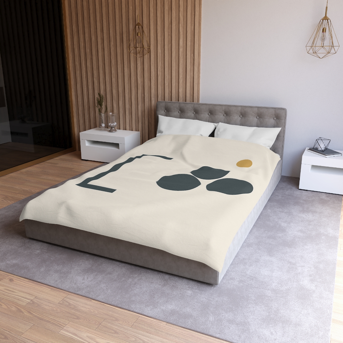 Diagonal Bracket And Three Circle Cluster warm winter duvets