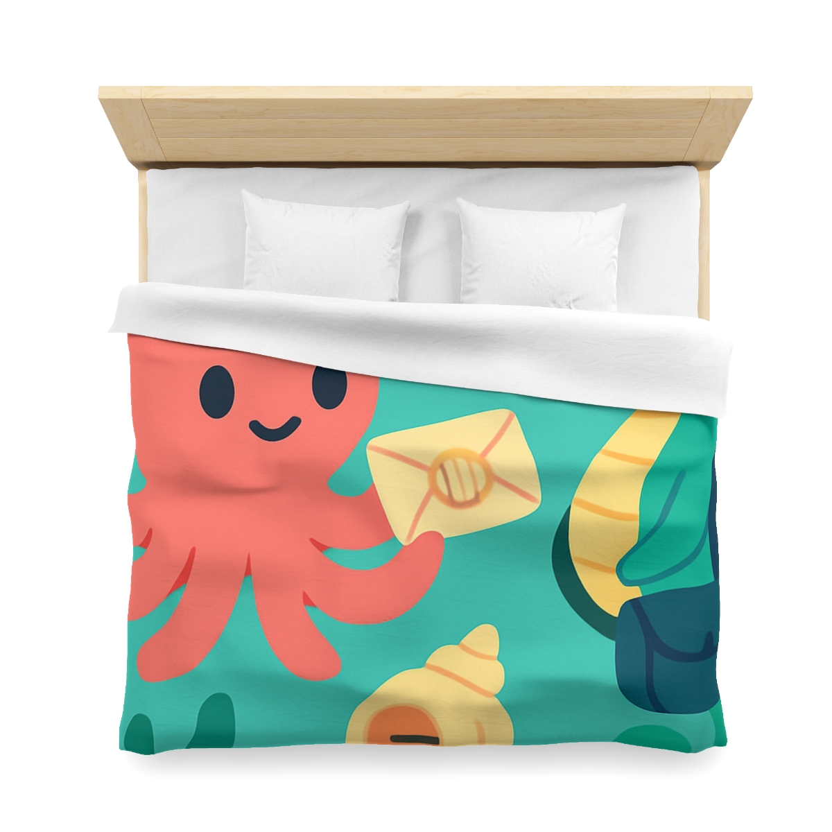 Glow Reef Post Office For Seahorse Mail personalized bedding duvets