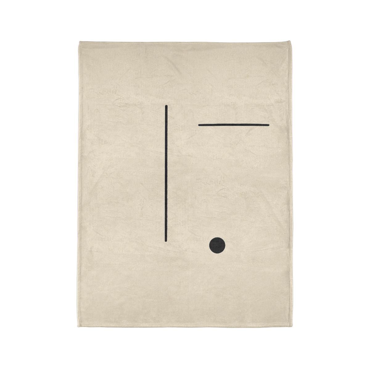 Triad Line And Dot Alignment soft fleece blankets