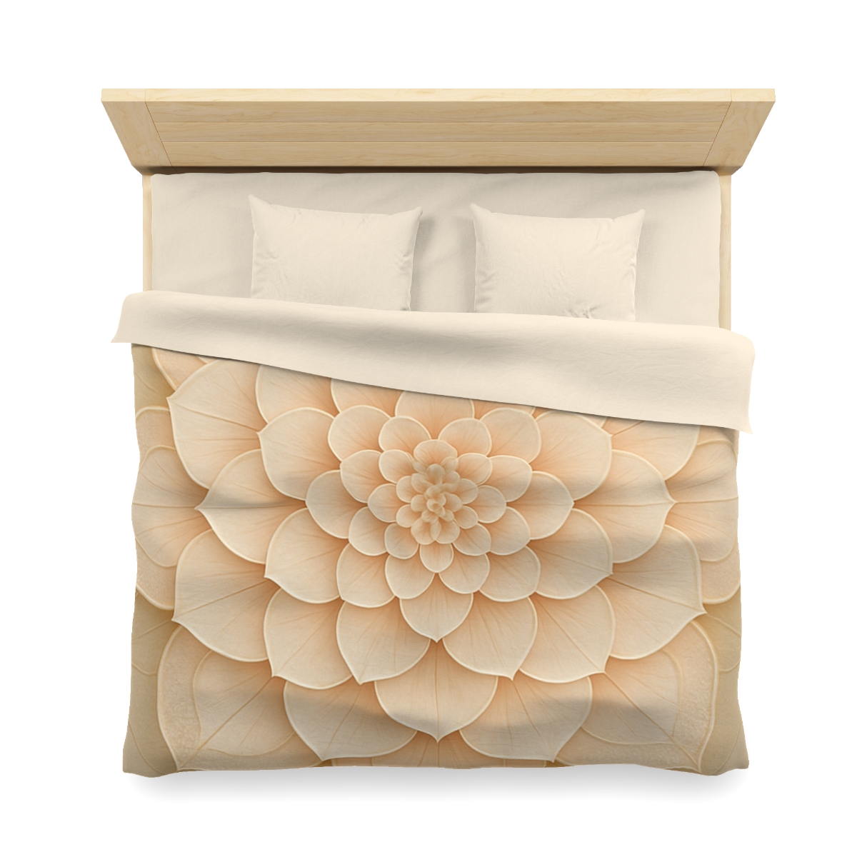 Petal Mosaic Halo designer printed duvets