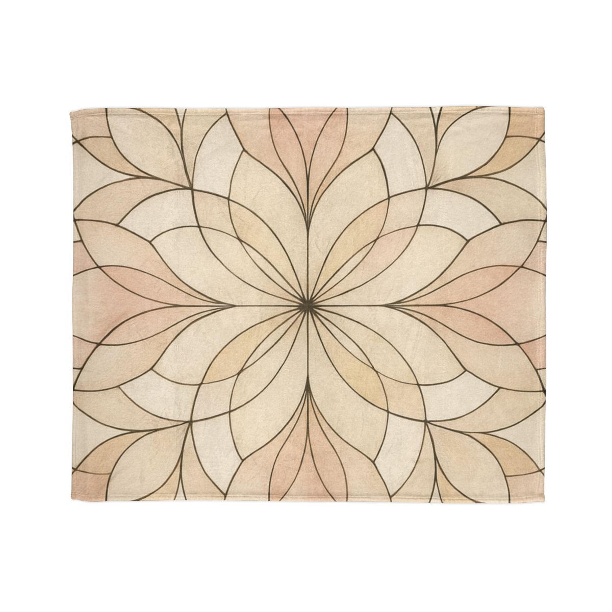 Petal Prism Lattice soft fleece blankets