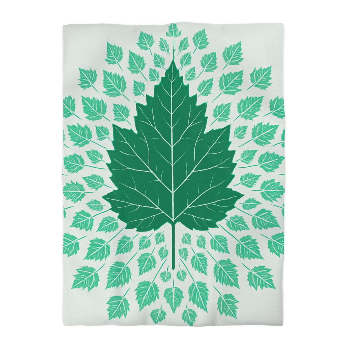 Fractal Leaf Radiance duvets for gifts