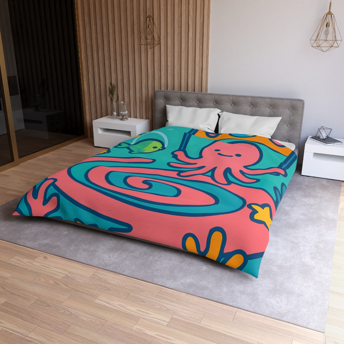 Rainbow Reef Planet Parade warm winter duvets