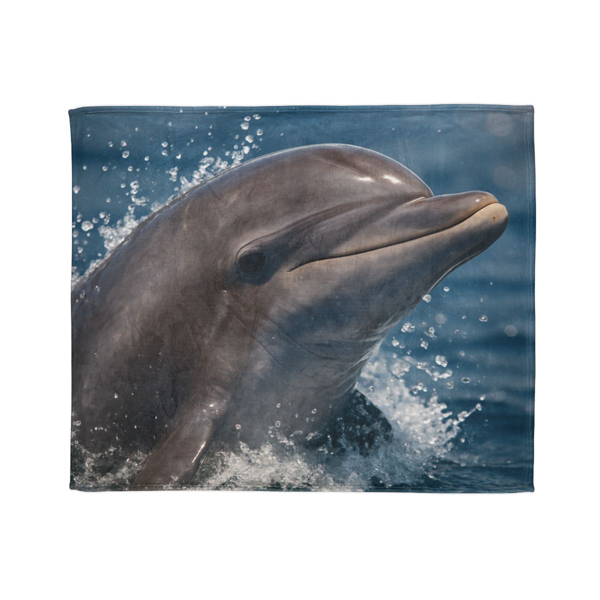 Mirrorflash Common Bottlenose Dolphin decorative home blankets