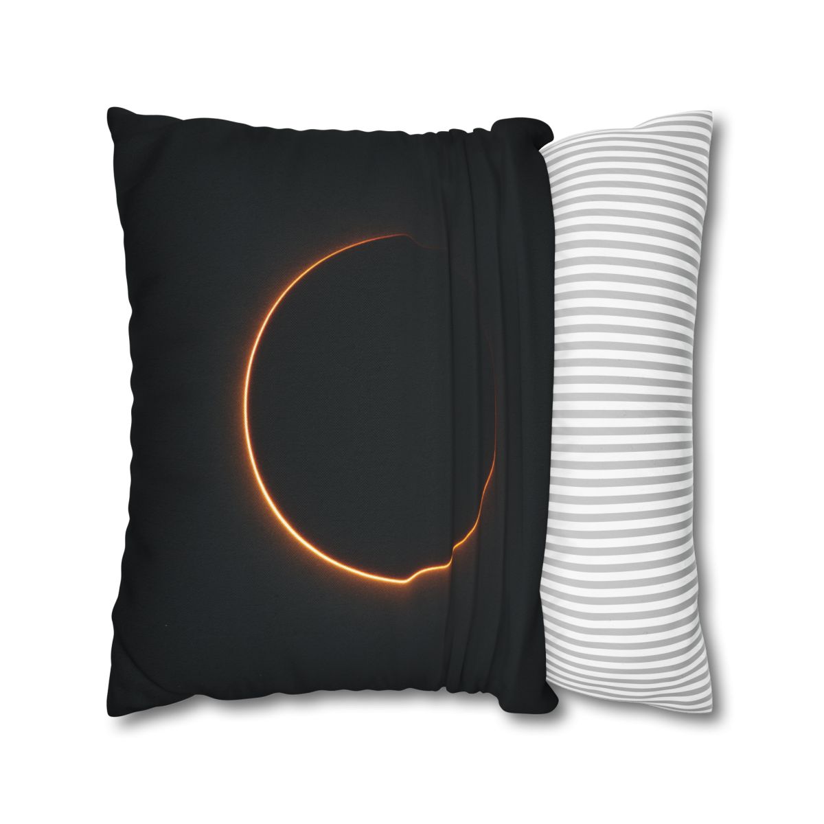 Void Horizon Silhouette Bloom personalized pillow covers