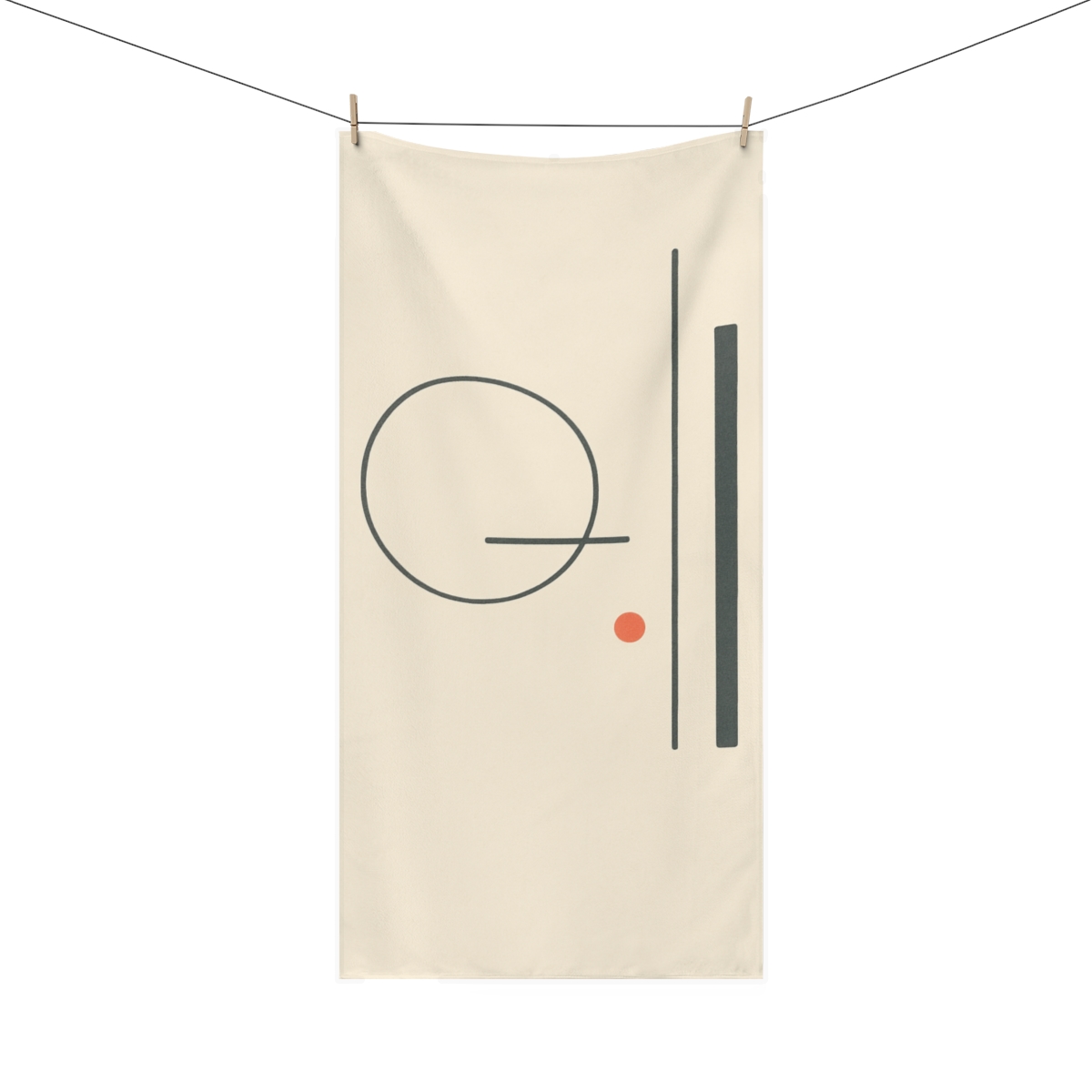 Offset Ring With Split Bars trendy hand towels