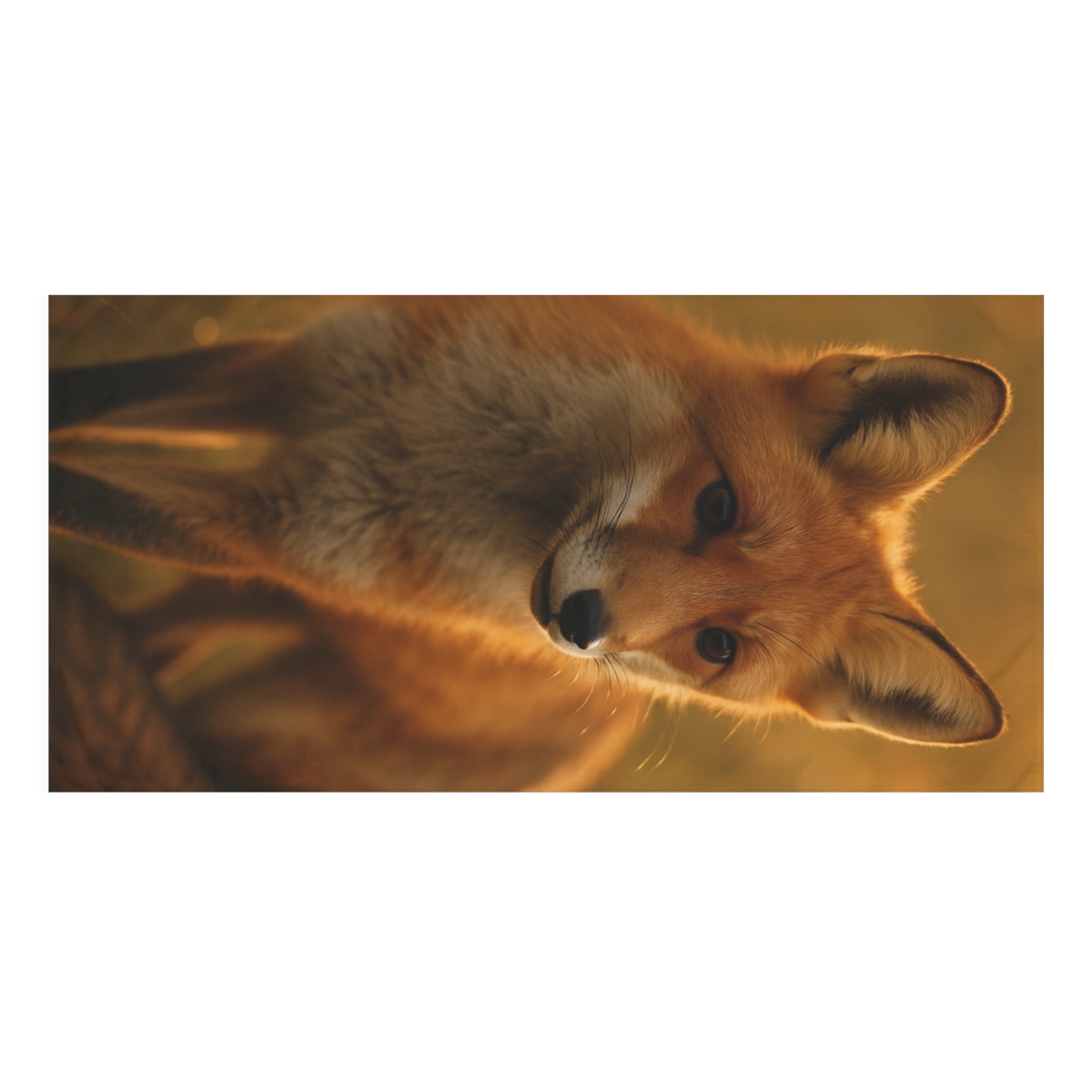 Crimson Whisper Red Fox decorative home towelscustom towels