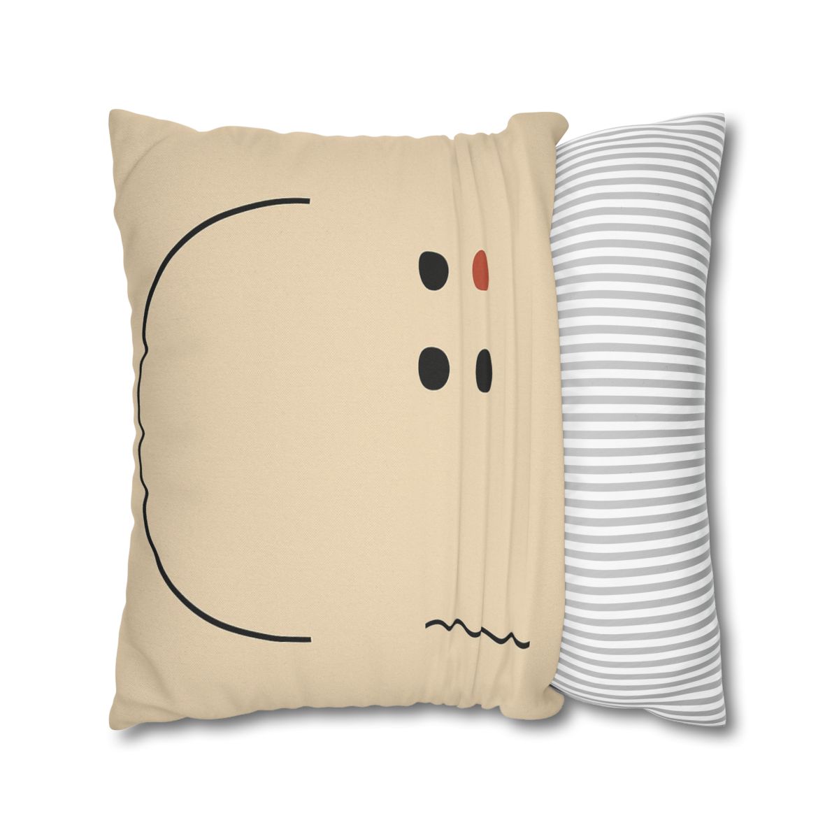 Partial Arc Window Over Dot Grid trendy patterned pillow cases