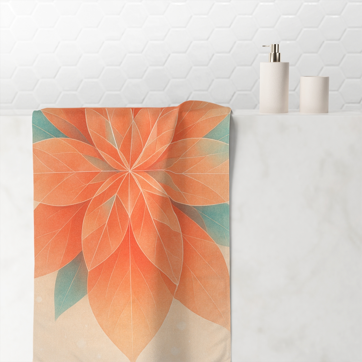 Petal Prism Overlap unique gift towels
