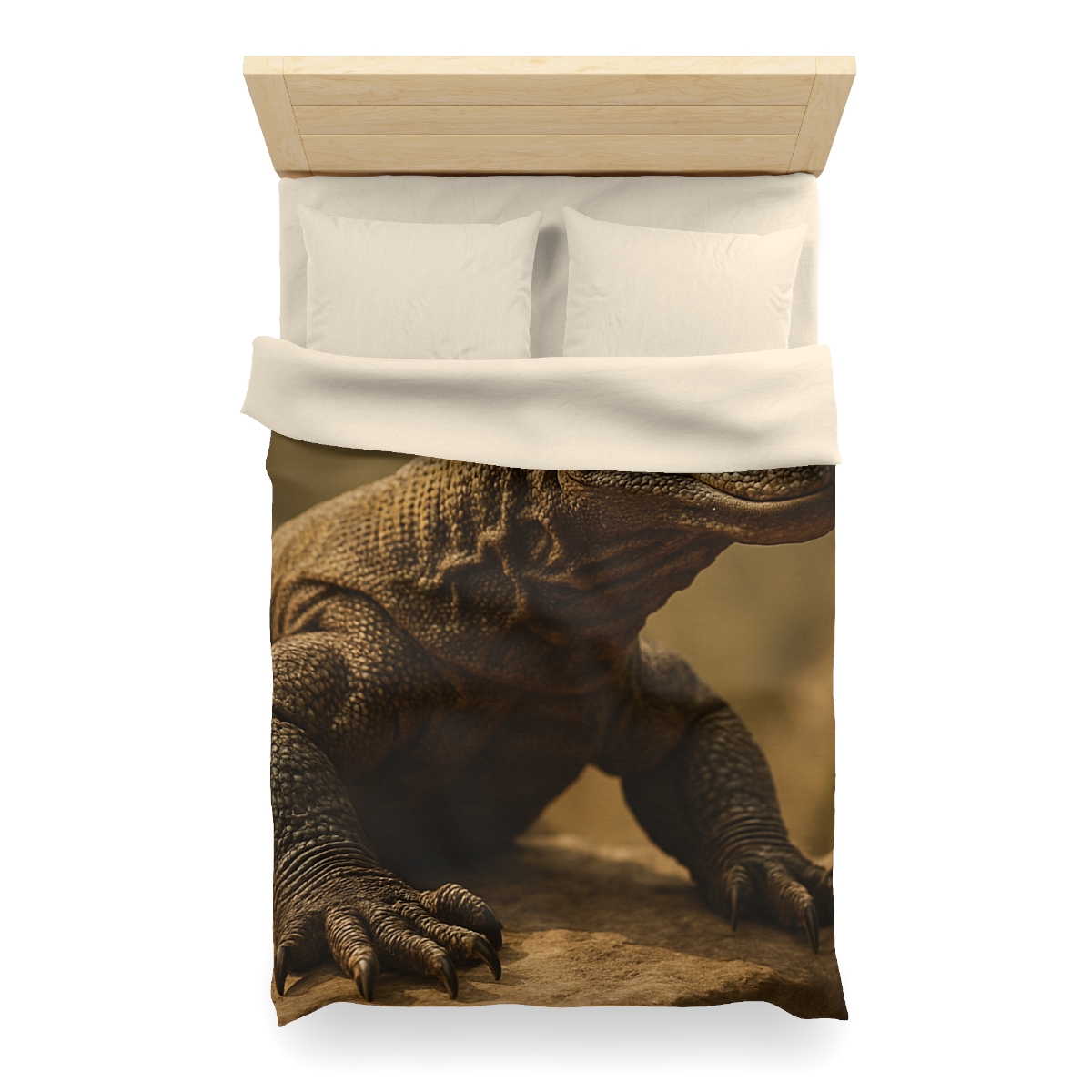 Ancient Sentinel Komodo Dragon stylish duvet covers