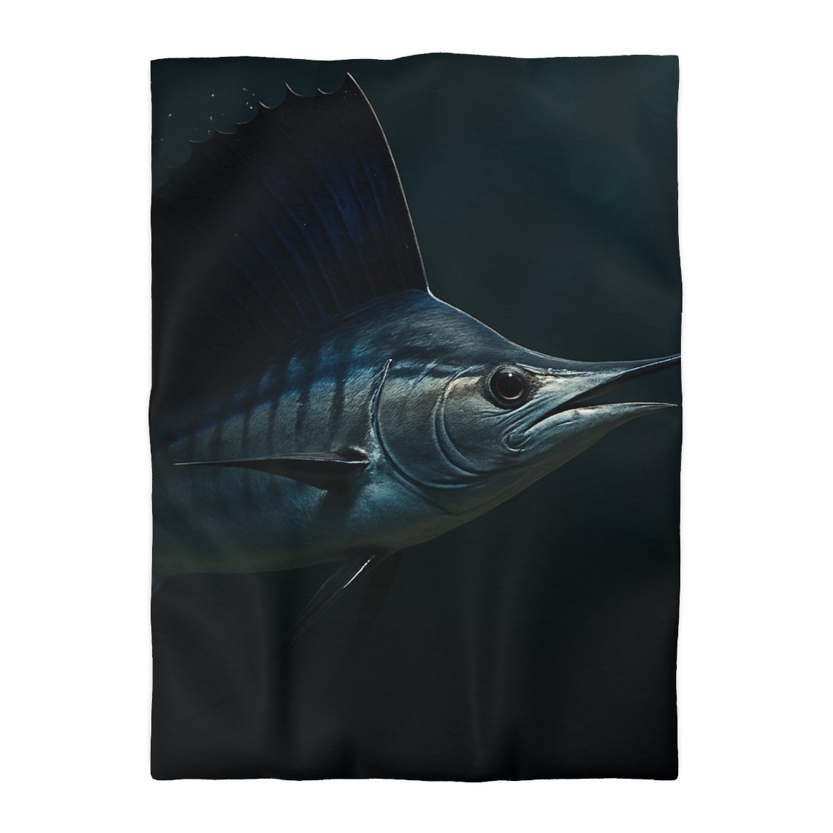 Silver Wake Sailfish unique patterned duvets