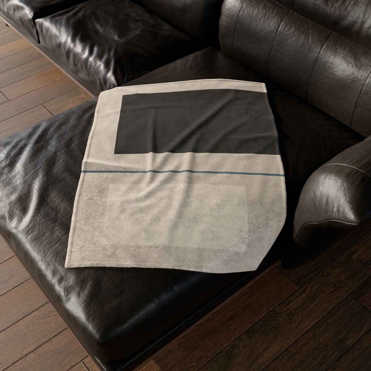 Offset Rectangle Balance designer printed blankets