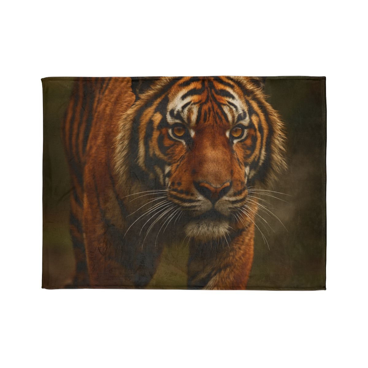 Forest Stalker Bengal Tiger trendy patterned blankets
