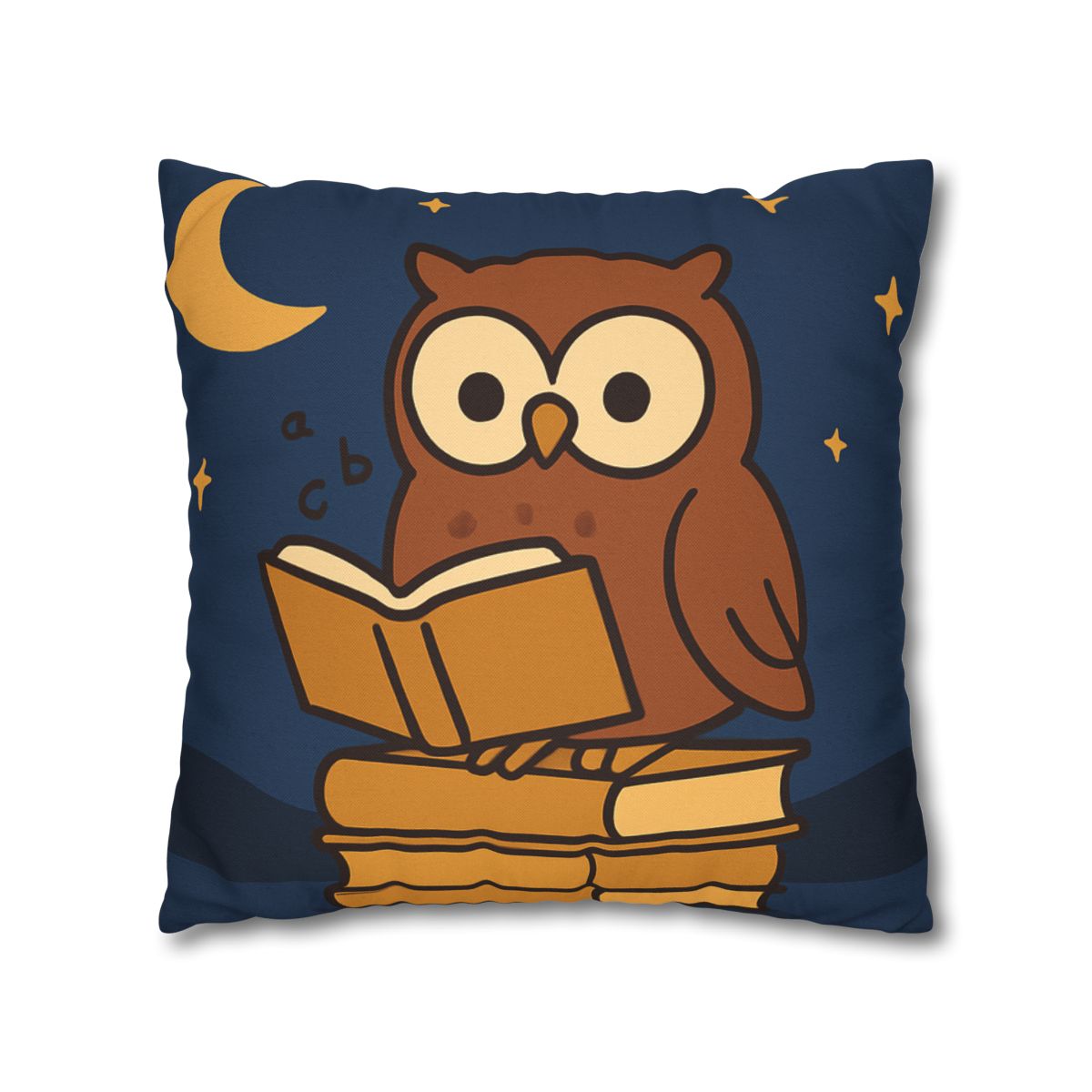Moonlight Owl Library soft cotton pillow cases