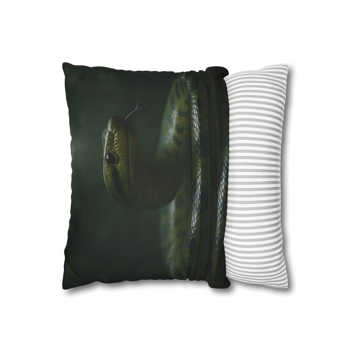 Starlit Coil Green Anaconda comfortable bedding pillow covers