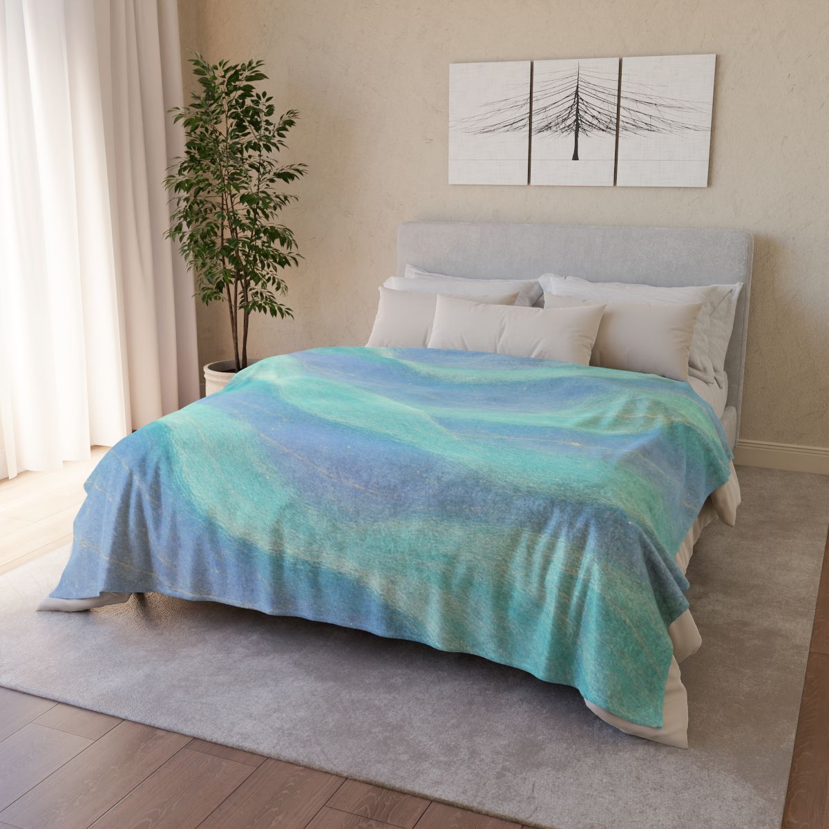 Auroral Dust Weave custom blankets