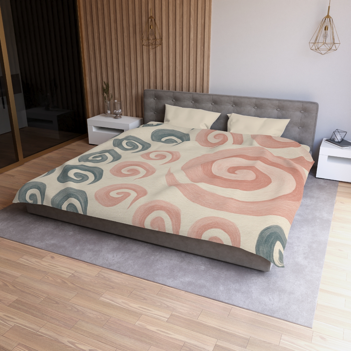 Curling Bud Spiral warm winter duvets