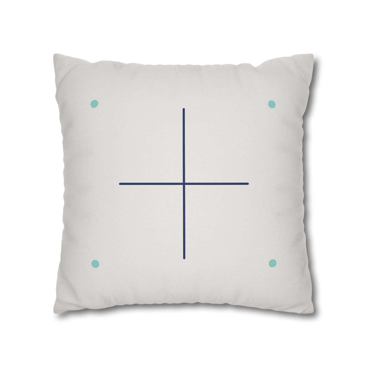 Sparse Meridian Cross And Dots custom pillow cases