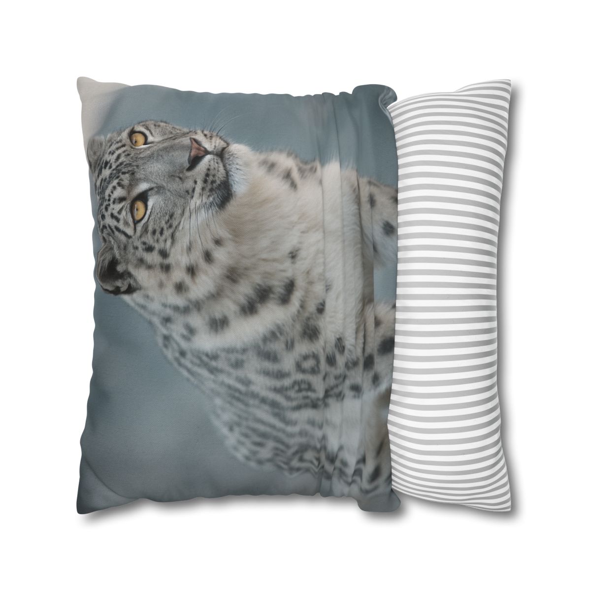 Ridge Phantom Snow Leopard custom pillow cases