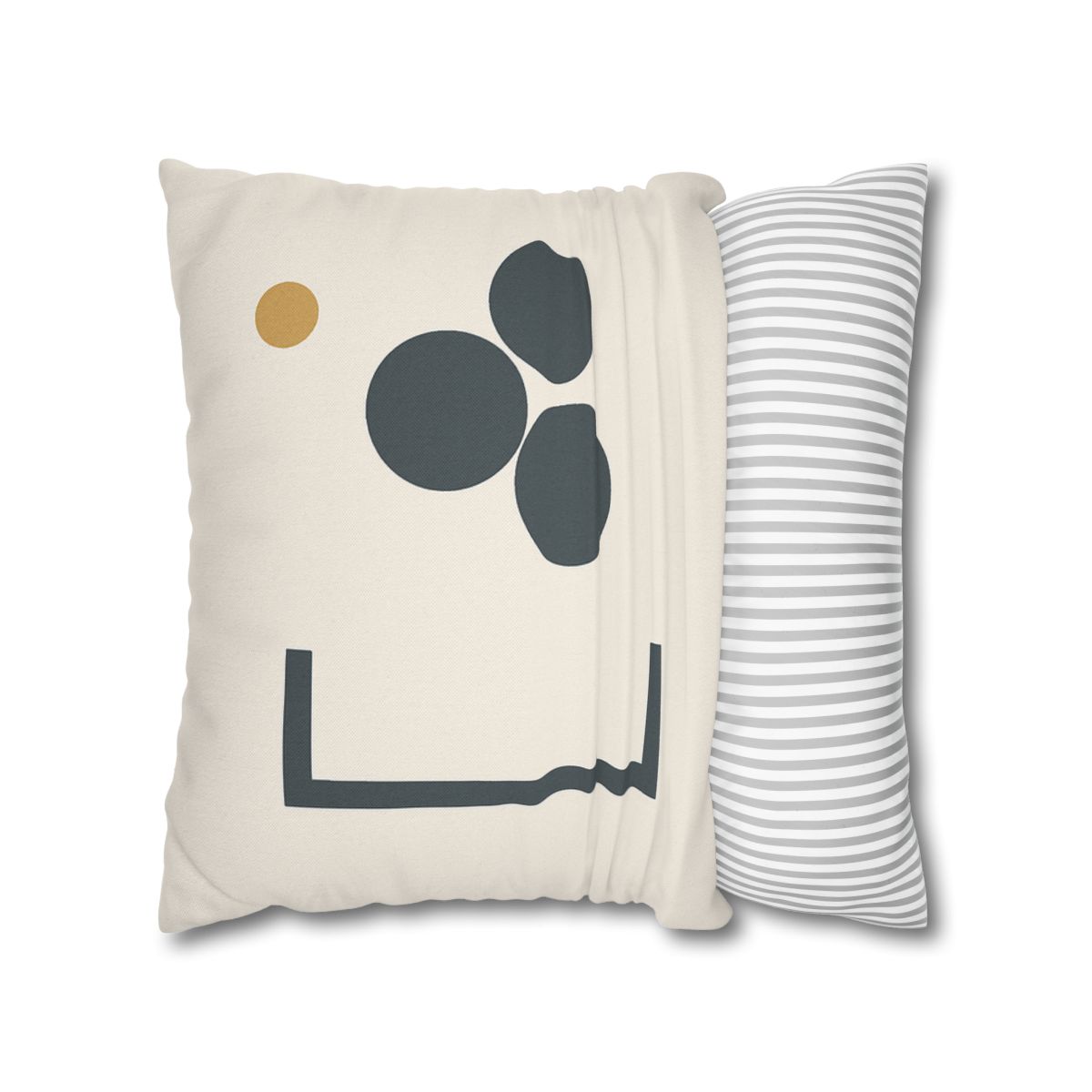 Diagonal Bracket And Three Circle Cluster custom pillow cases