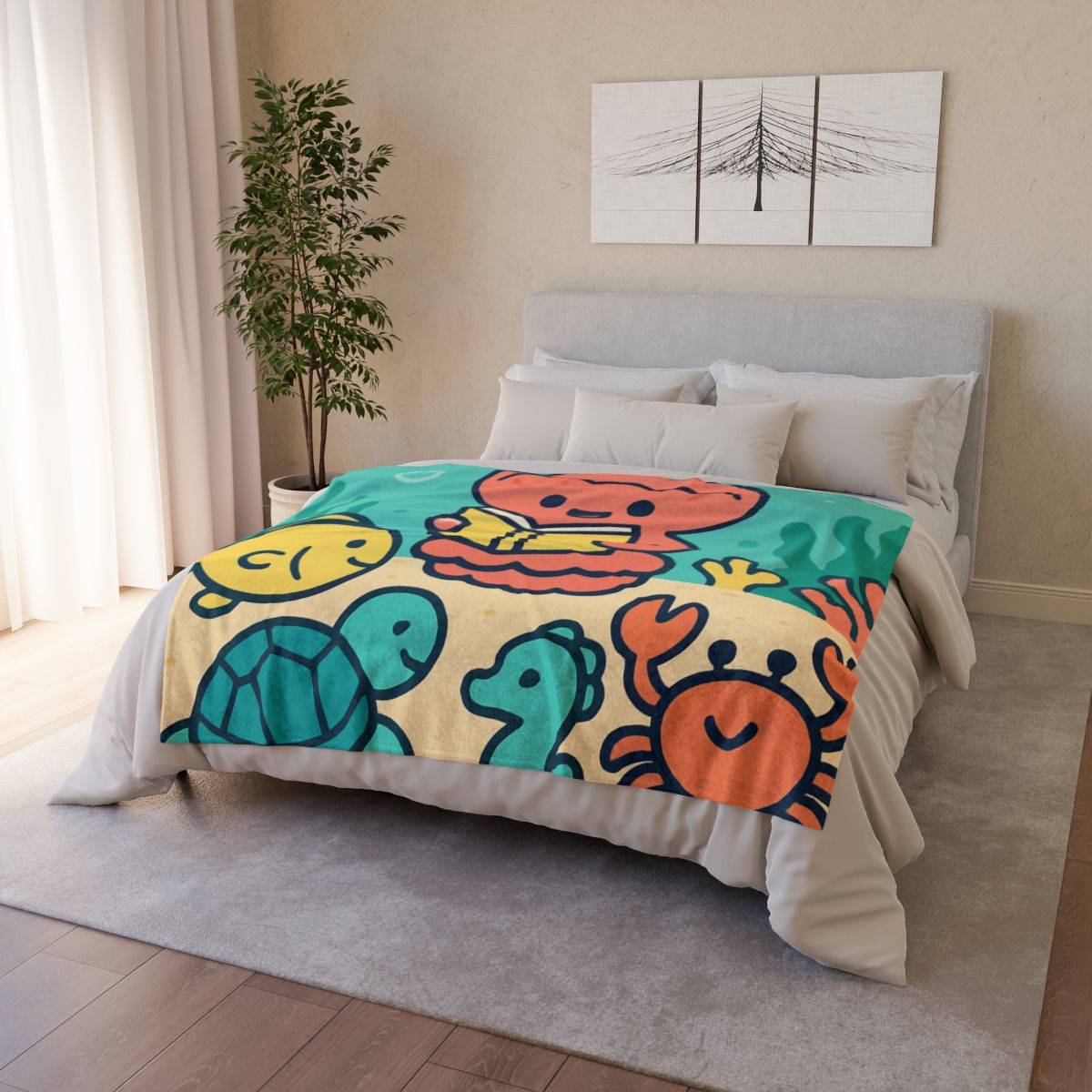 Bubble Reef Class decorative home blankets