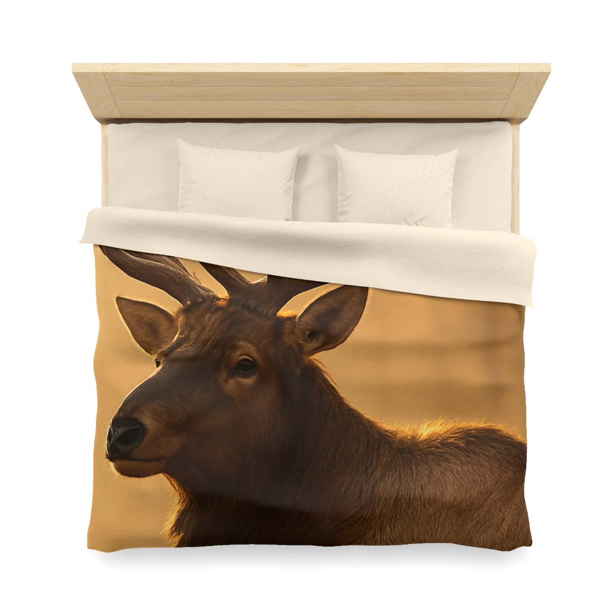 Antler Crown Mountain Elk personalized bedding duvets