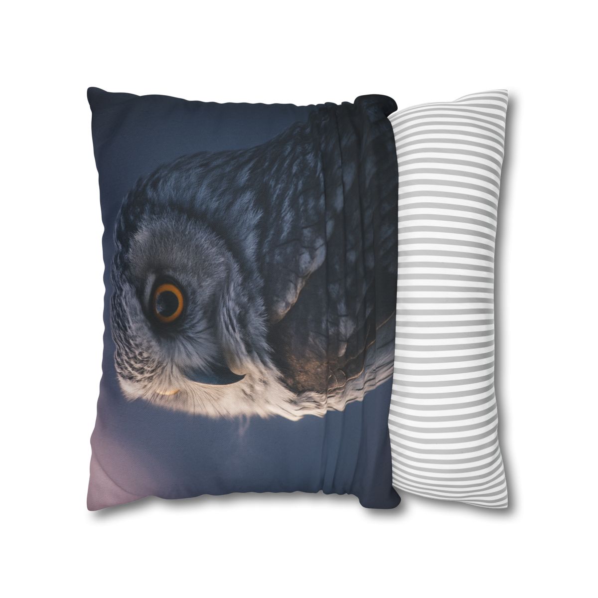 Twilight Watcher Snowy Owl designer print pillow cases