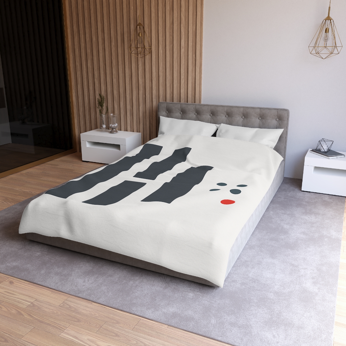 Stepped Columns With Missing Cell Grid stylish duvet covers