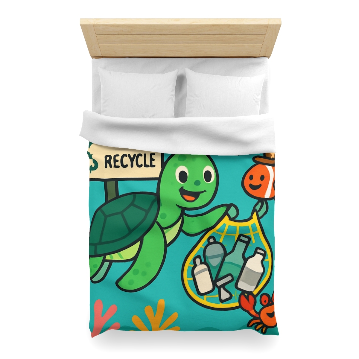 Coral Reef Recycling Rangers custom duvets