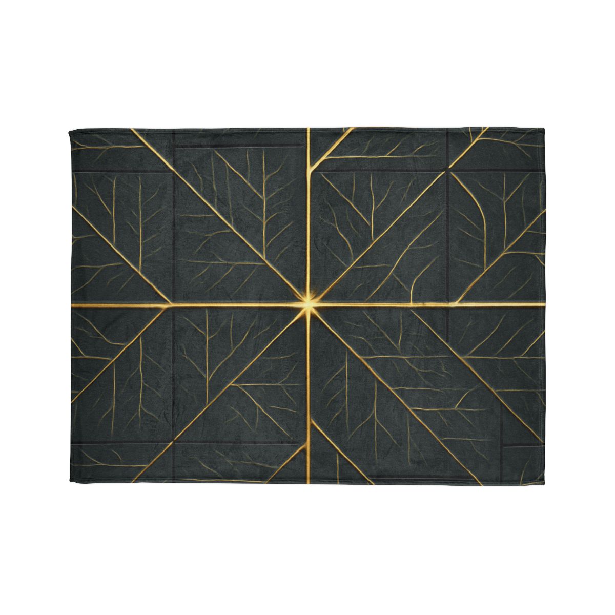 Venation Circuit Grid trendy patterned blankets