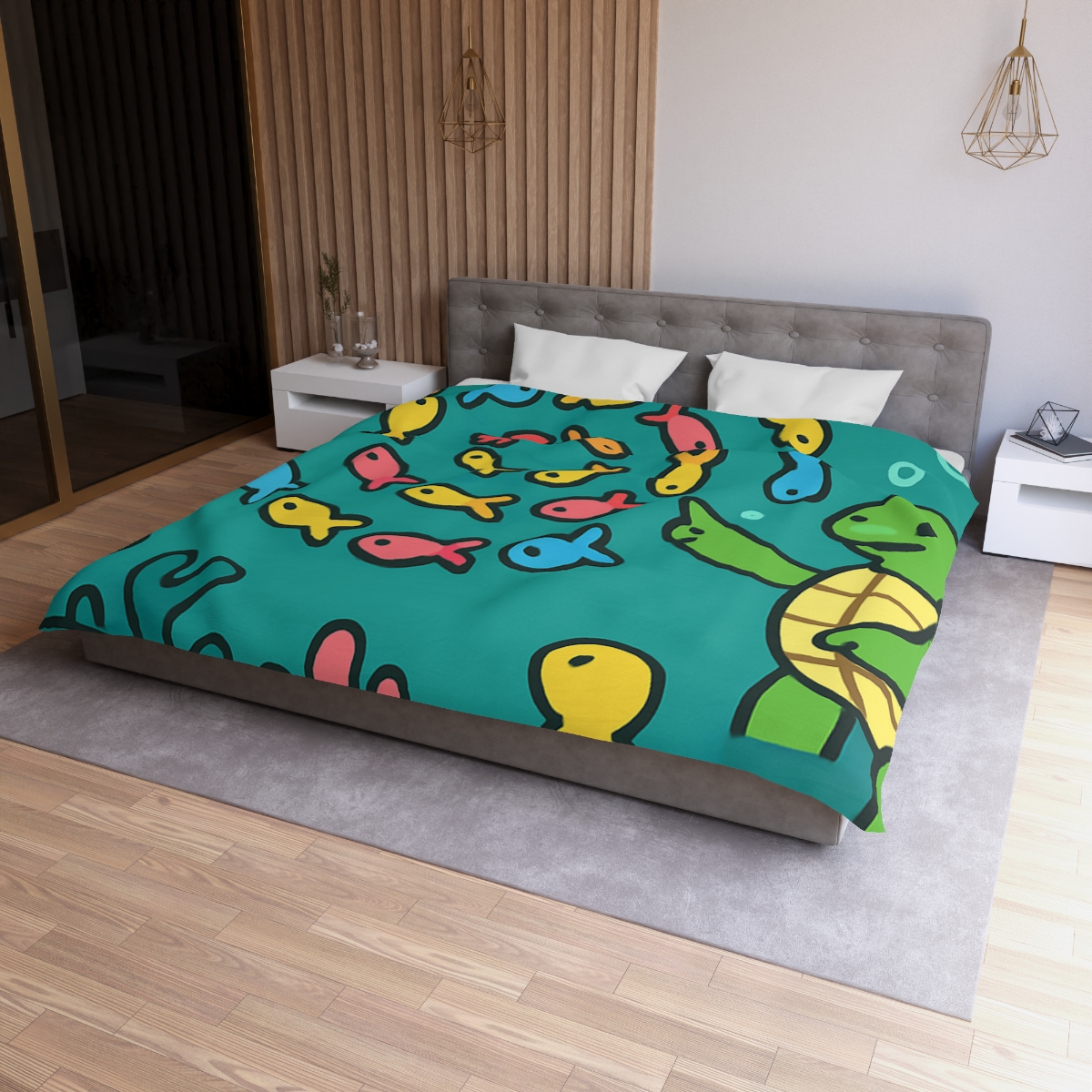 Galaxy Reef School Of Fish duvets for gifts
