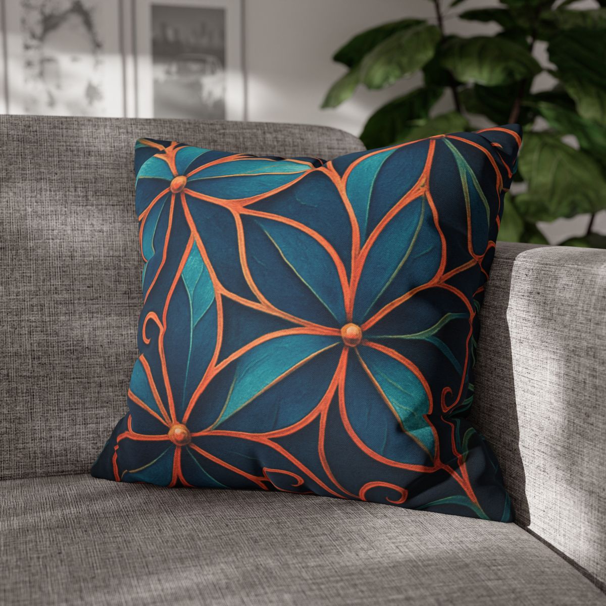 Petal Prism Lattice trendy patterned pillow cases