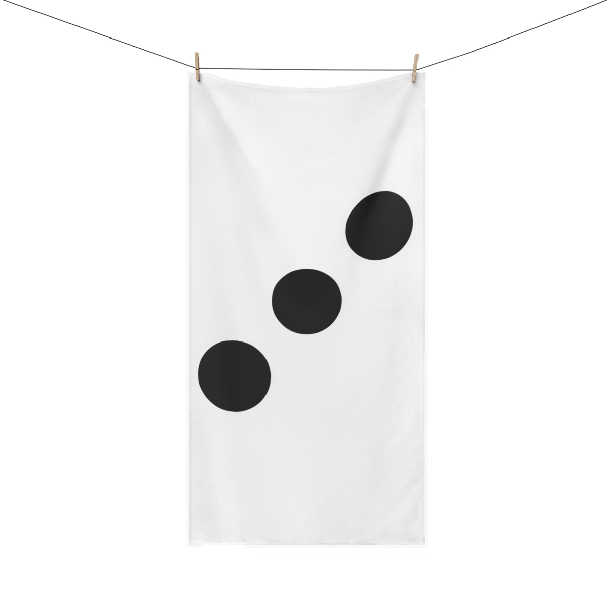 Triple Offset Circle Alignment custom towels